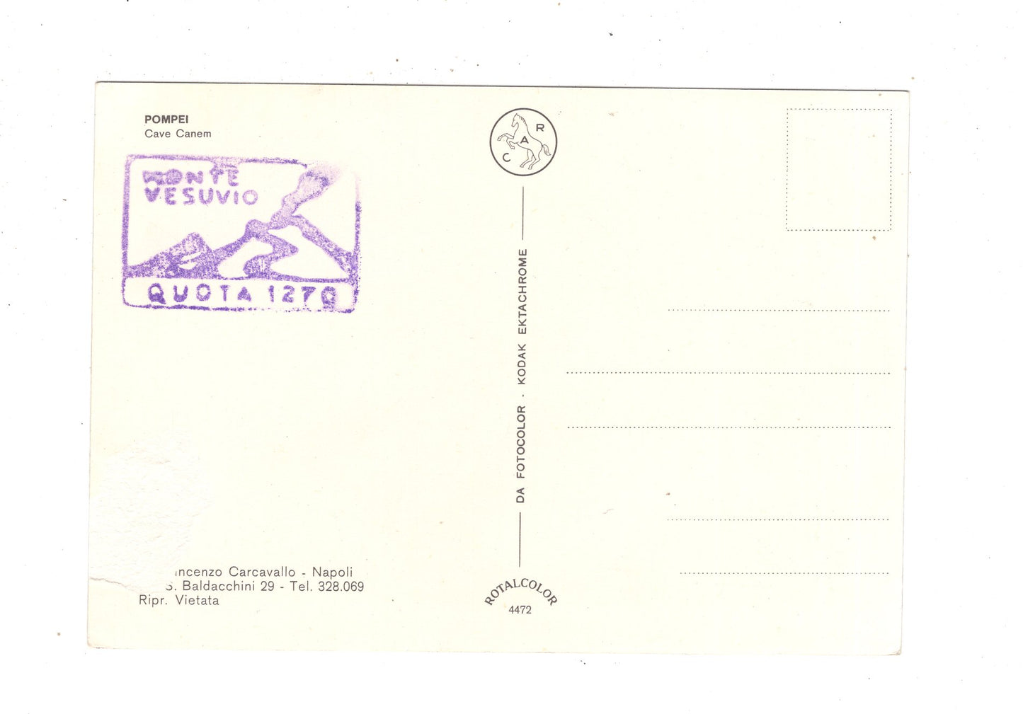 Ansichtskarte Pompei / Cave Canem / Italien / N1-59