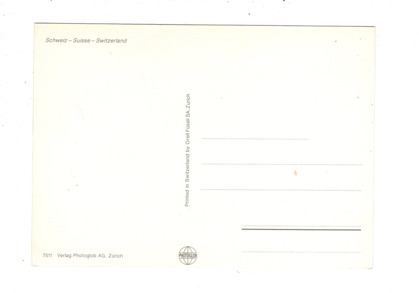 Ansichtskarte Pass dal Fuorn-Ofenpass / Schweiz