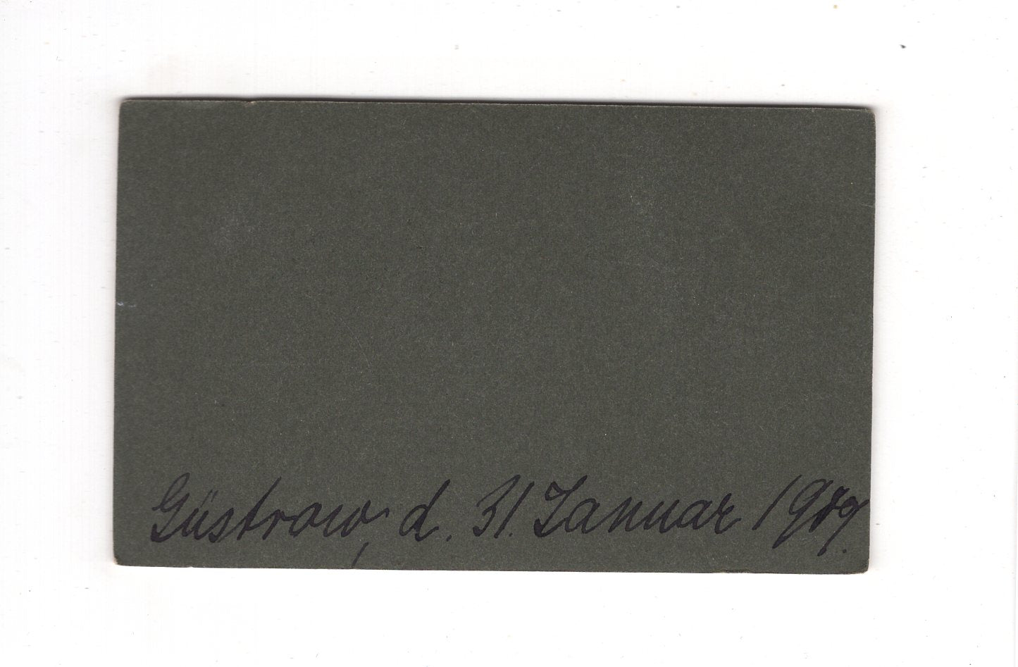Fotografie Damenportrait - Güstrow 1909 / CDV C1-17