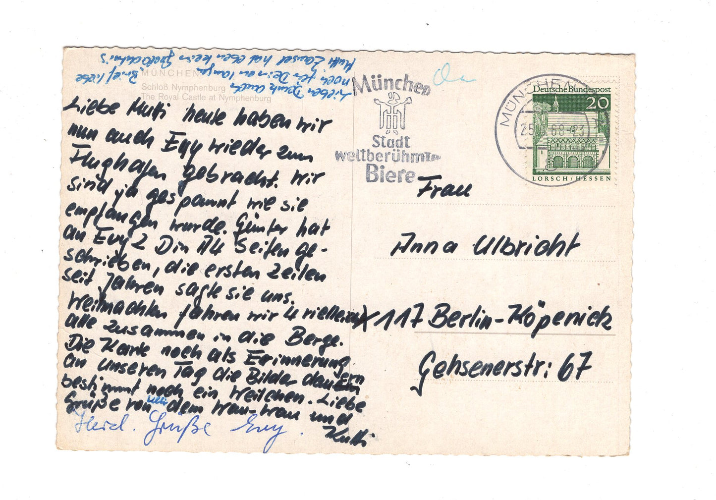 Ansichtskarte München / Schloss Nymphenburg / G1-53