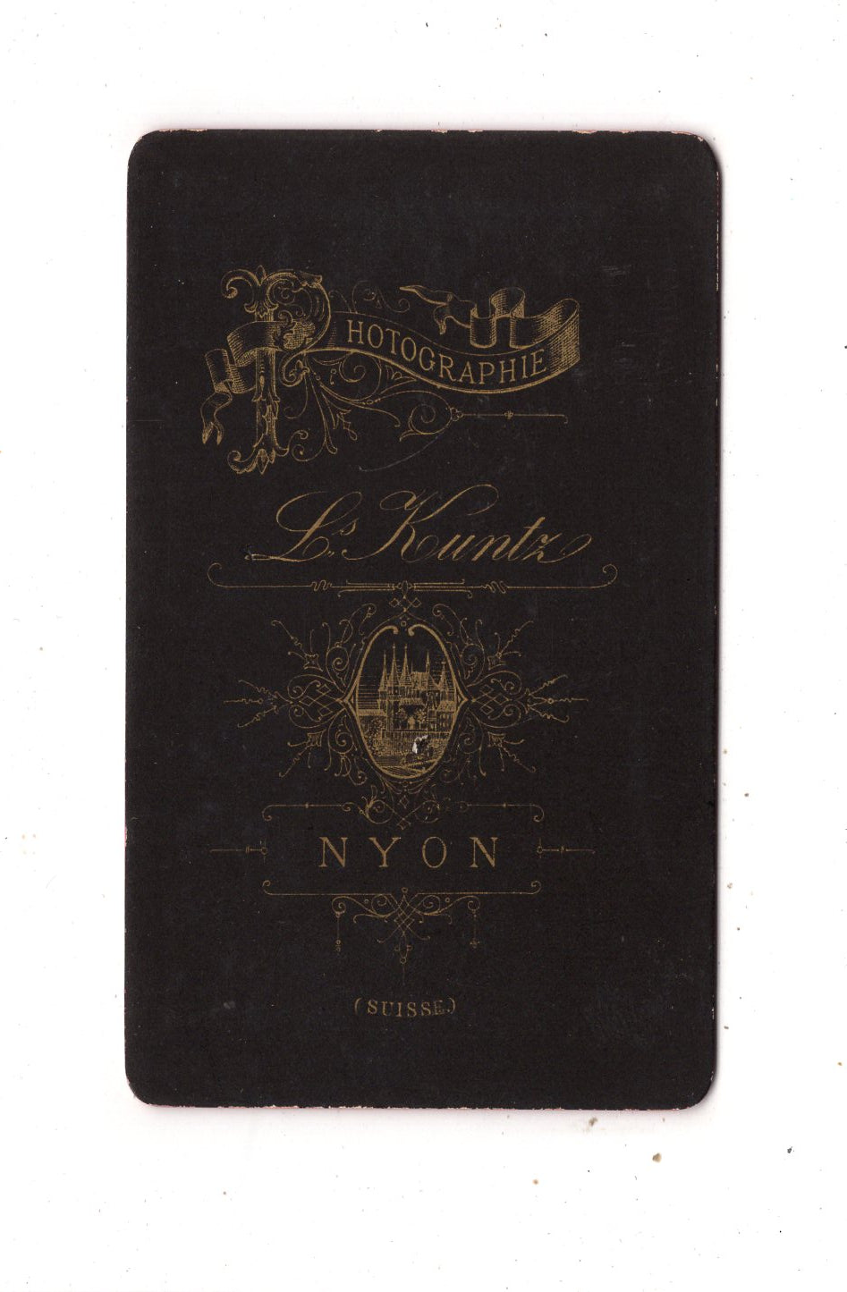 Fotografie Feine Dame - Nyon 1880er