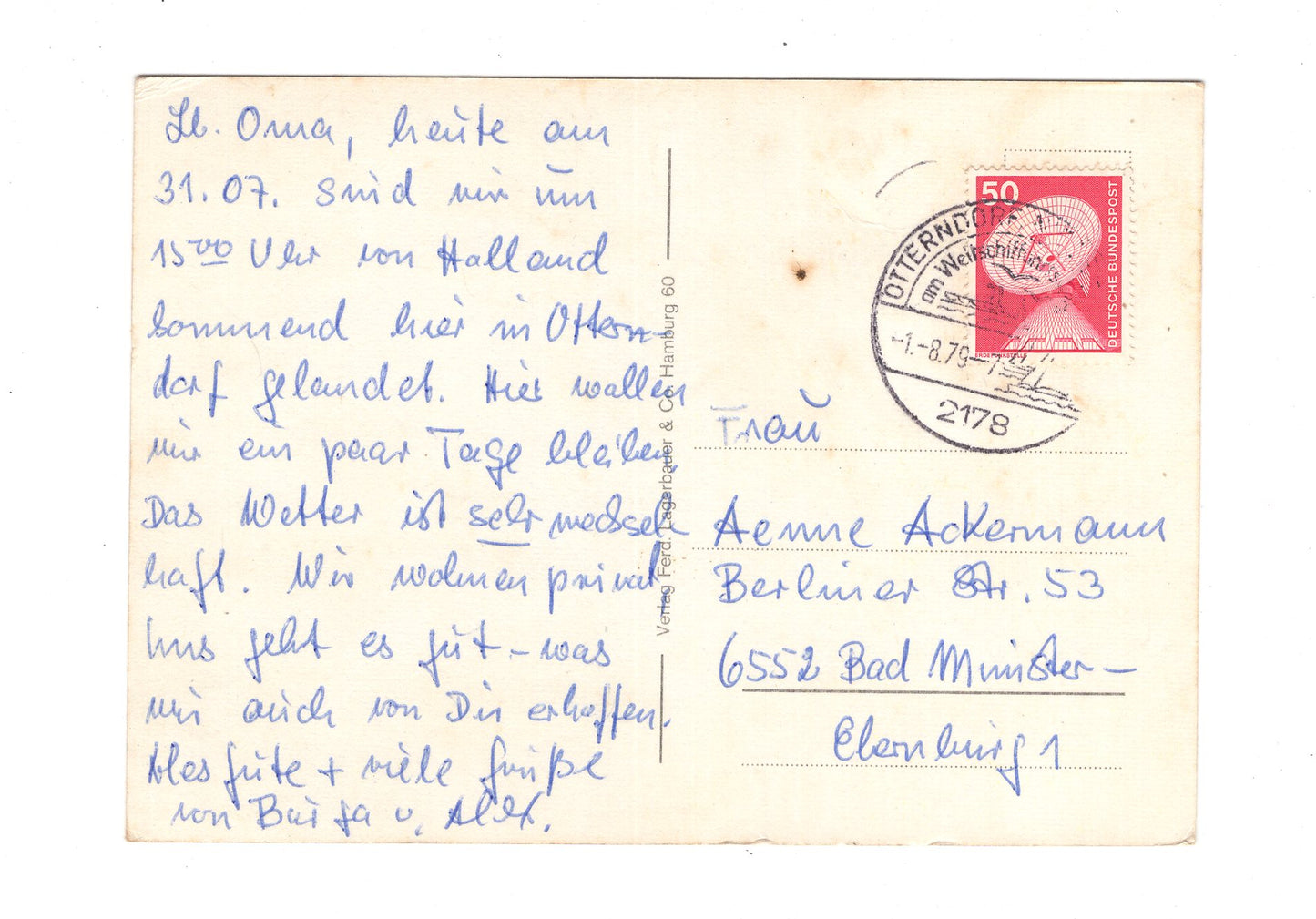 Ansichtskarte Otterndorf / Niederelbe