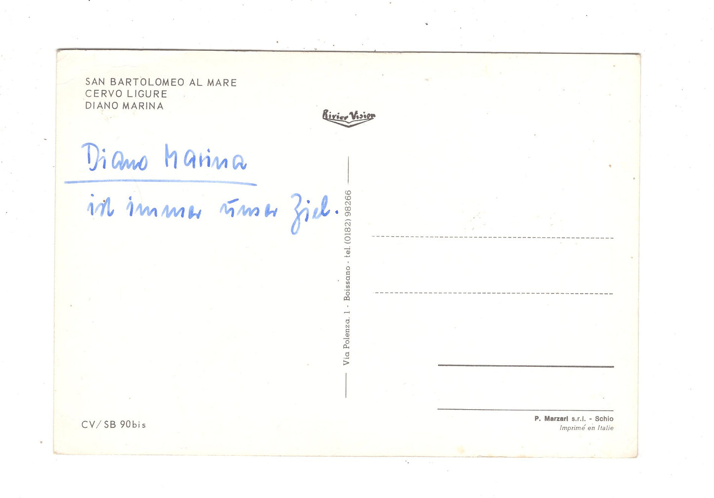 Ansichtskarte Riviera Ligure / Italien / N1-60