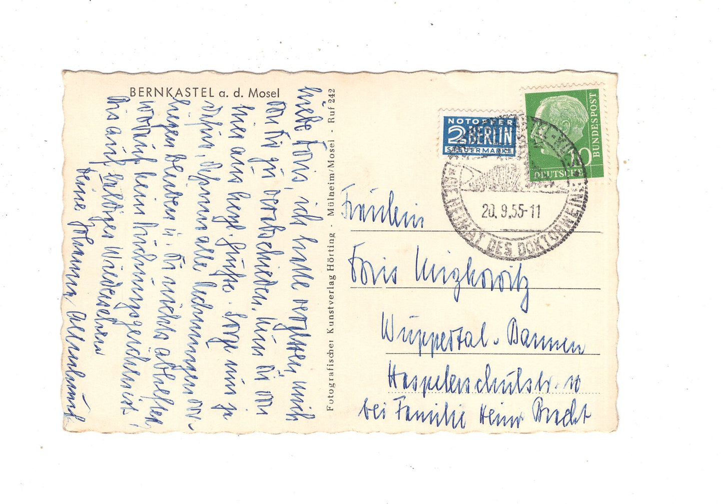 Ansichtskarte Bernkastel an der Mosel / M1-59