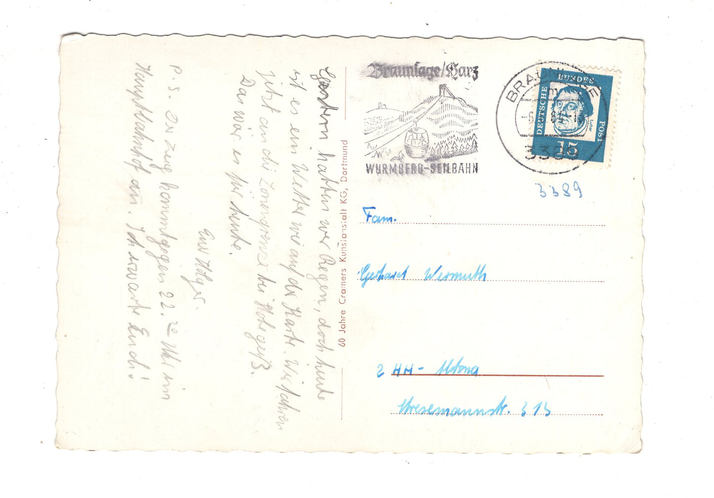 Ansichtskarte Braunlage im Oberharz / K1-54