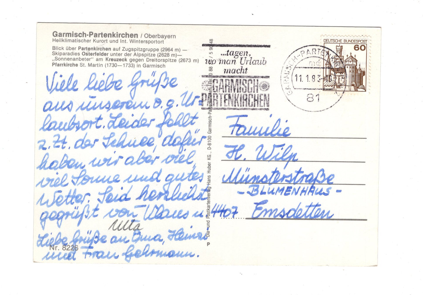 Ansichtskarte Garmisch-Partenkirchen / G1-54