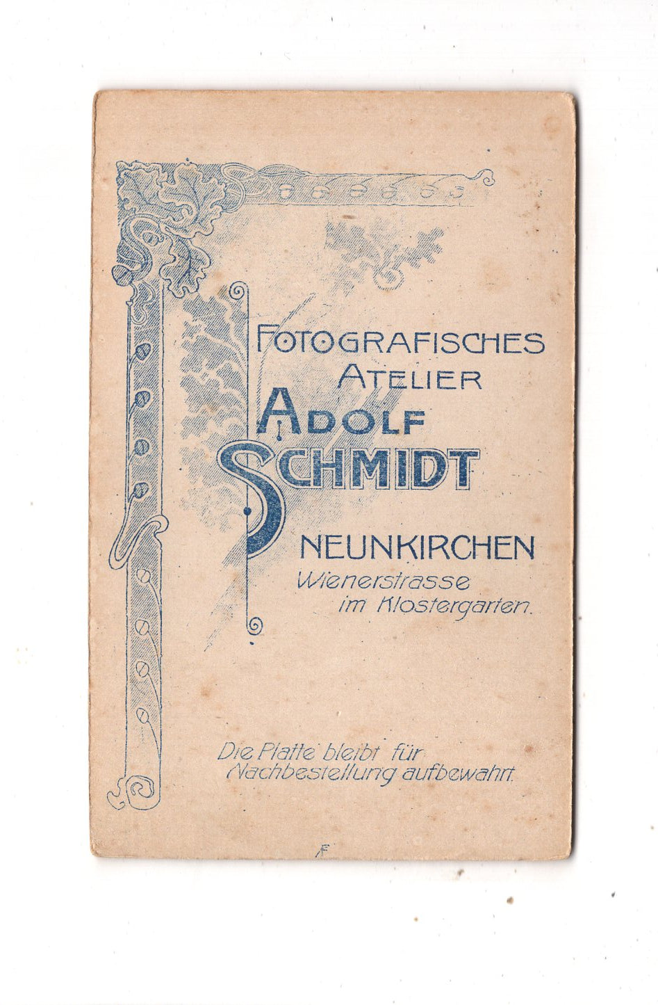 Fotografie Feine Dame - Neunkirchen 1900er