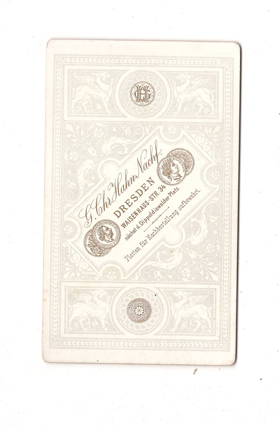 Fotografie Feiner Junge - Dresden 1880er / CDV N1-03