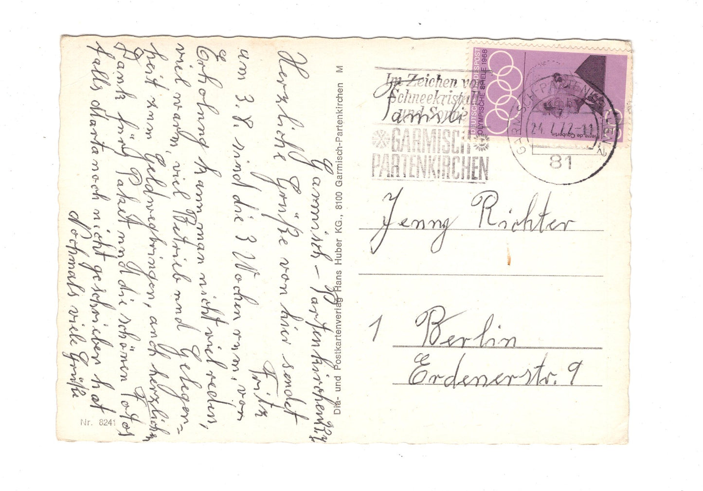Ansichtskarte Gruß aus Garmisch-Partenkirchen / G1-54