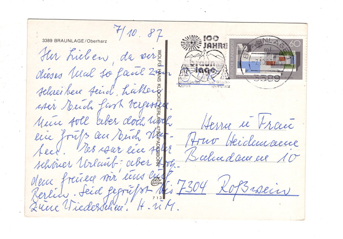 Ansichtskarte Braunlage / Oberharz / Eichhörnchen-Brunnen +++ / J1-61