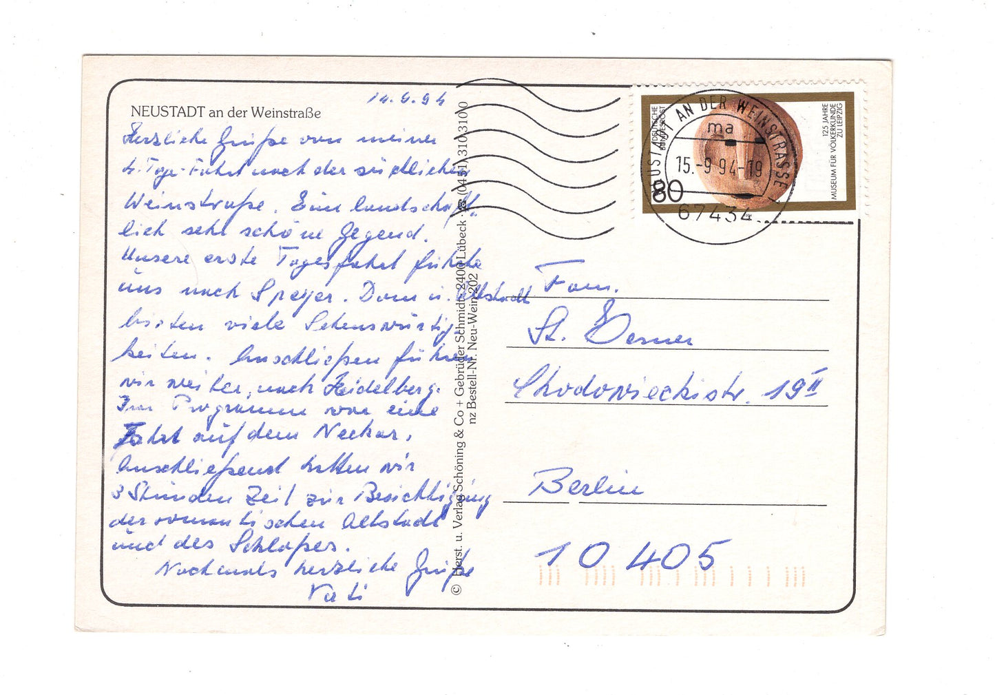 Ansichtskarte Neustadt an der Weinstraße / H1-67