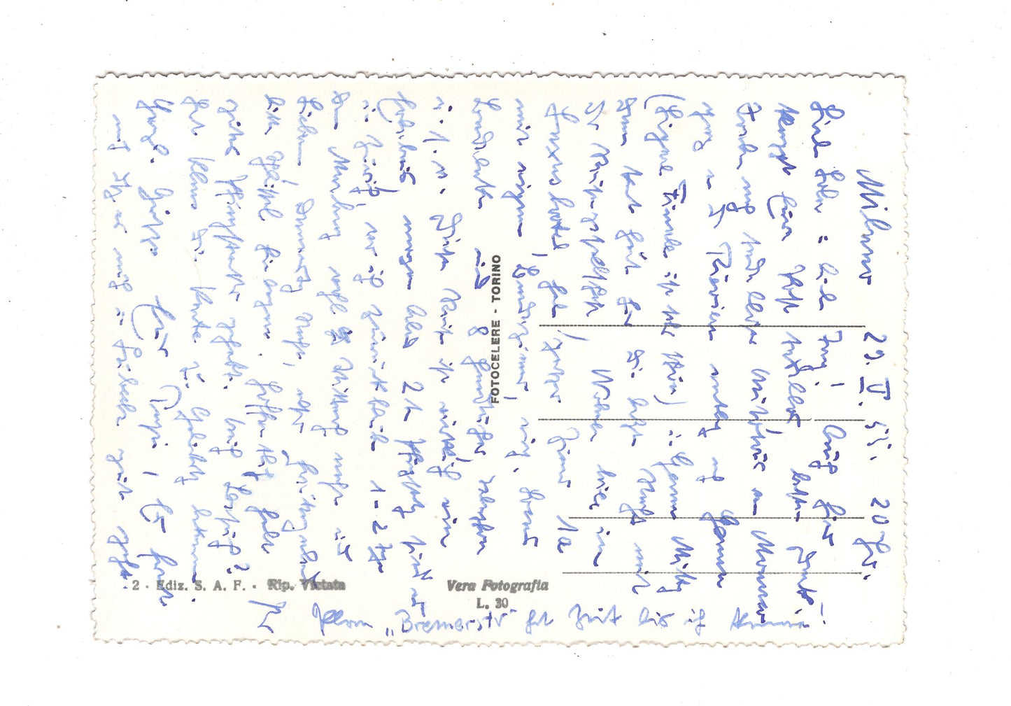 Ansichtskarte Genova Genua / Italien / N1-60