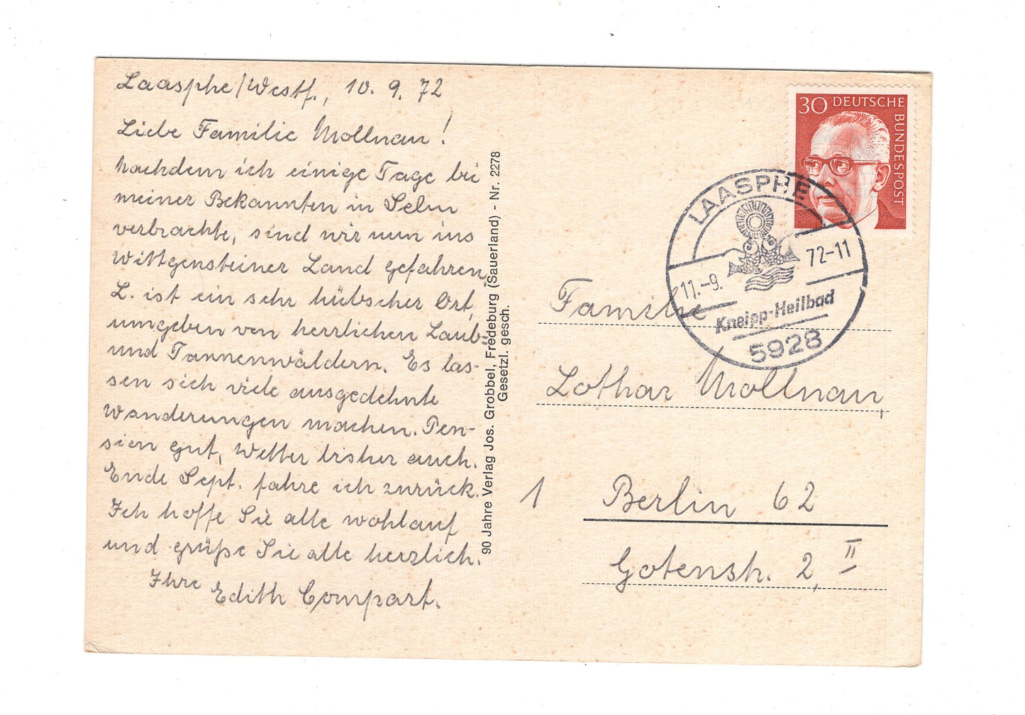 Ansichtskarte Bad Laasphe / I1-65