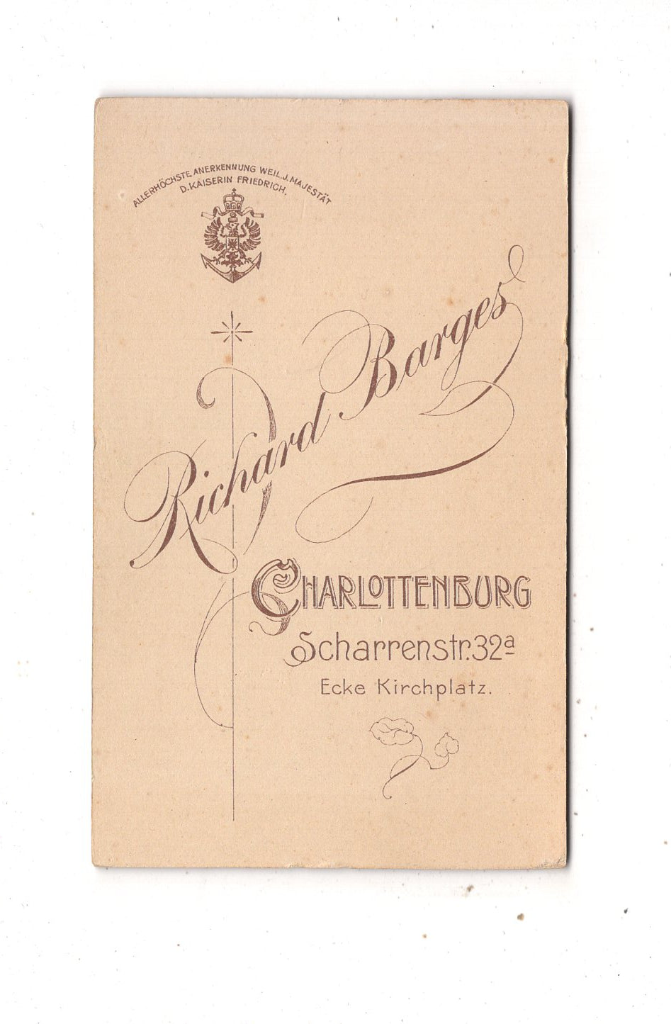 Fotografie Feine Dame mit kleinem Kind - Charlottenburg 1890er