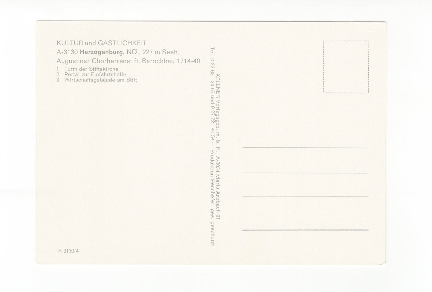Ansichtskarte Herzogenburg / Niederösterreich / Österreich