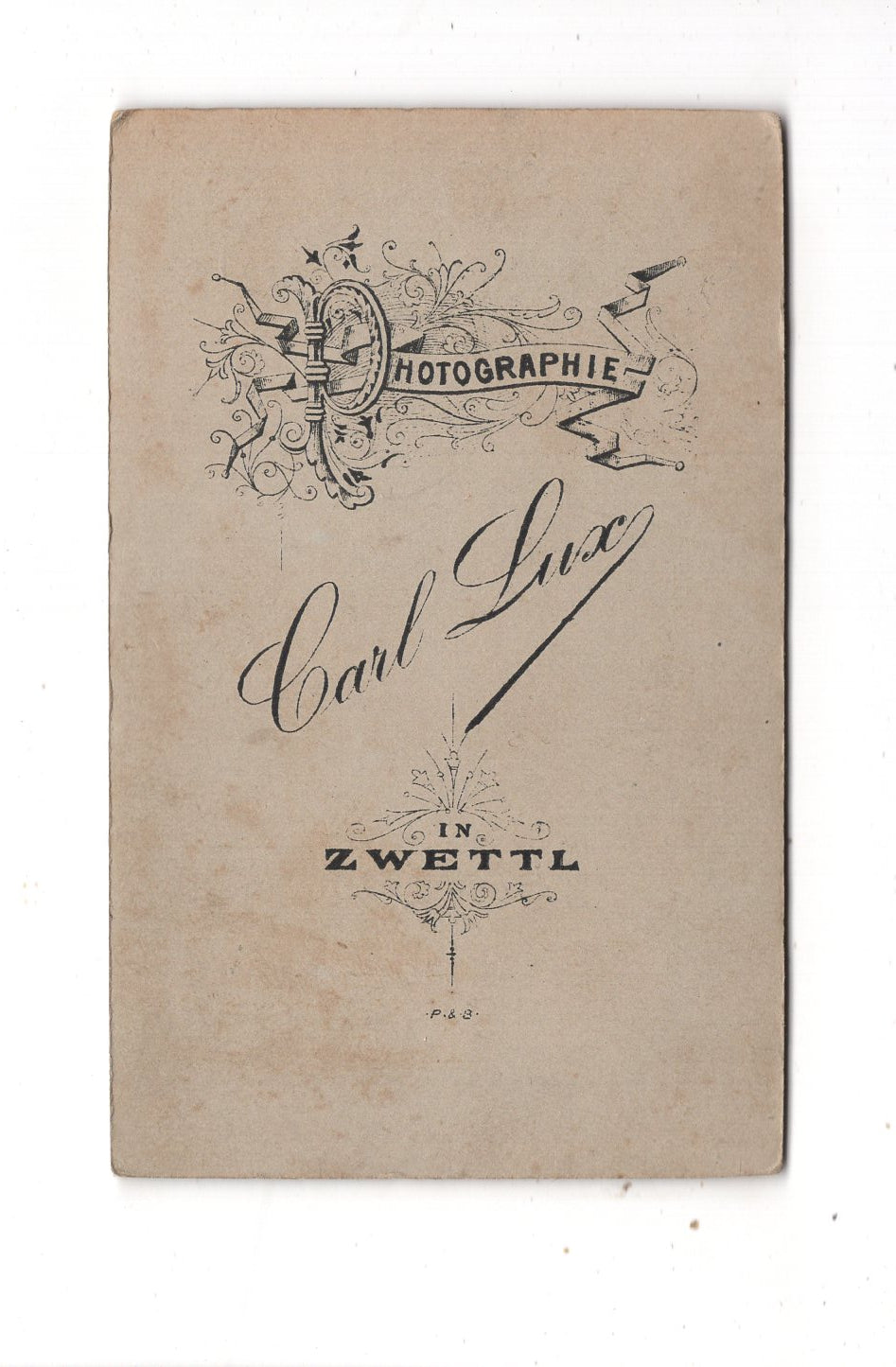 Fotografie Feine Dame - Zwettl 1900er