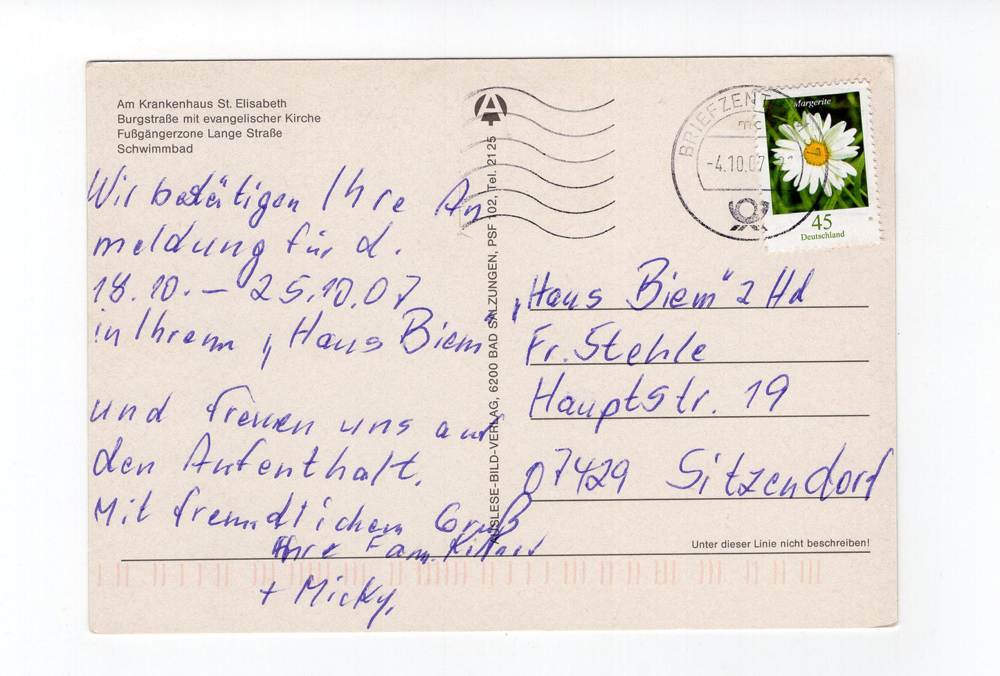 Ansichtskarte Worbis im Eichsfeld