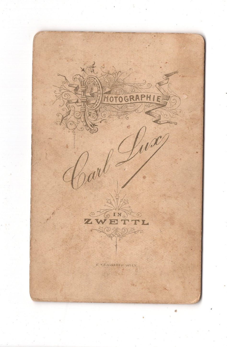 Fotografie Feines Paar - Zwettl 1880er