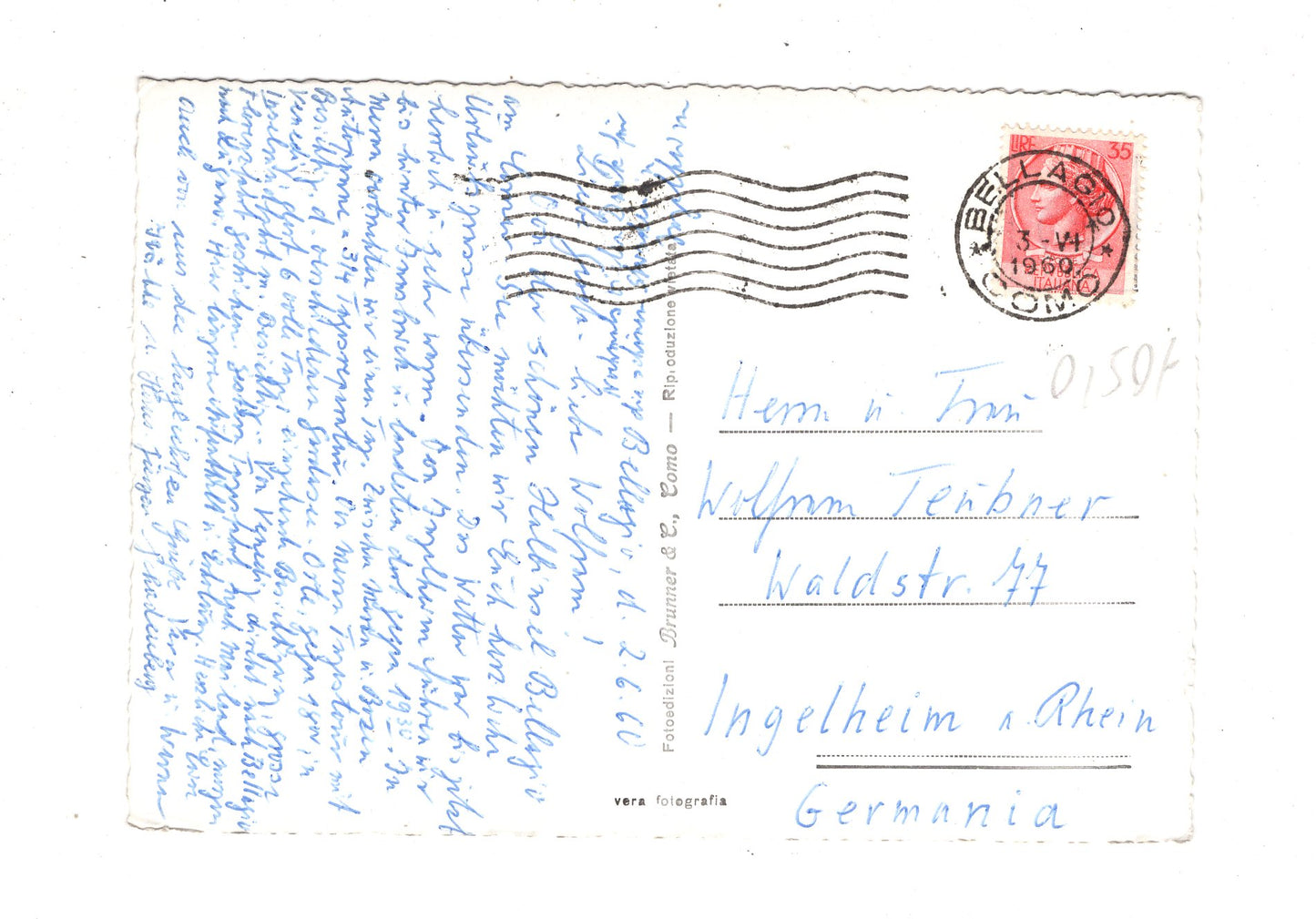 Ansichtskarte Lago di Como / Bellagio / Italien / N1-60