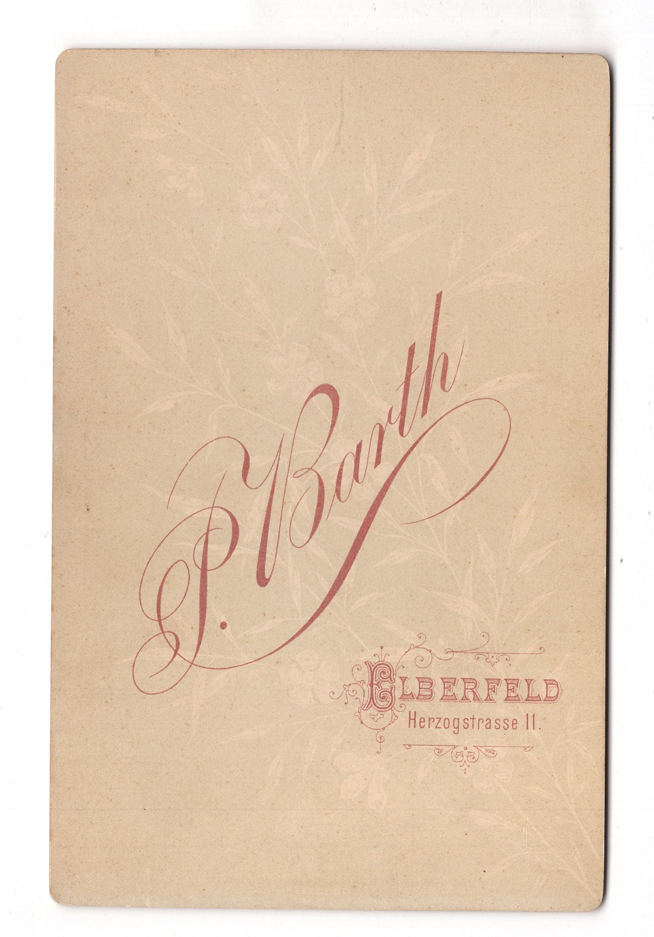 Fotografie Feines Paar - Elberfeld 1890er / CAB X-30