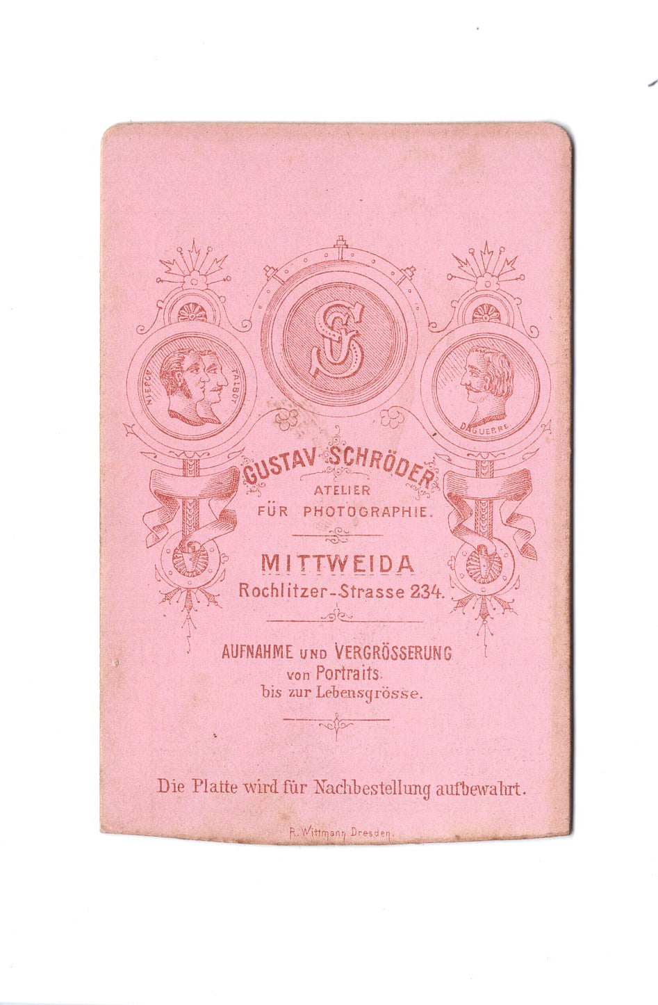 Fotografie Feine Dame - Mittweida 1880er