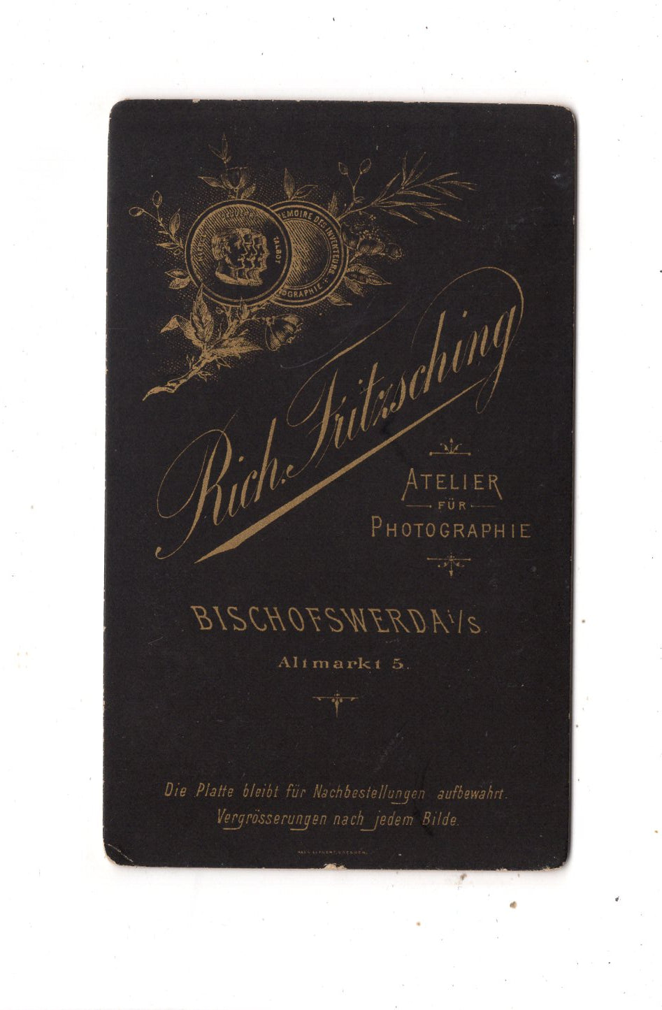 Fotografie Feine Dame - Bischofswerda 1880er