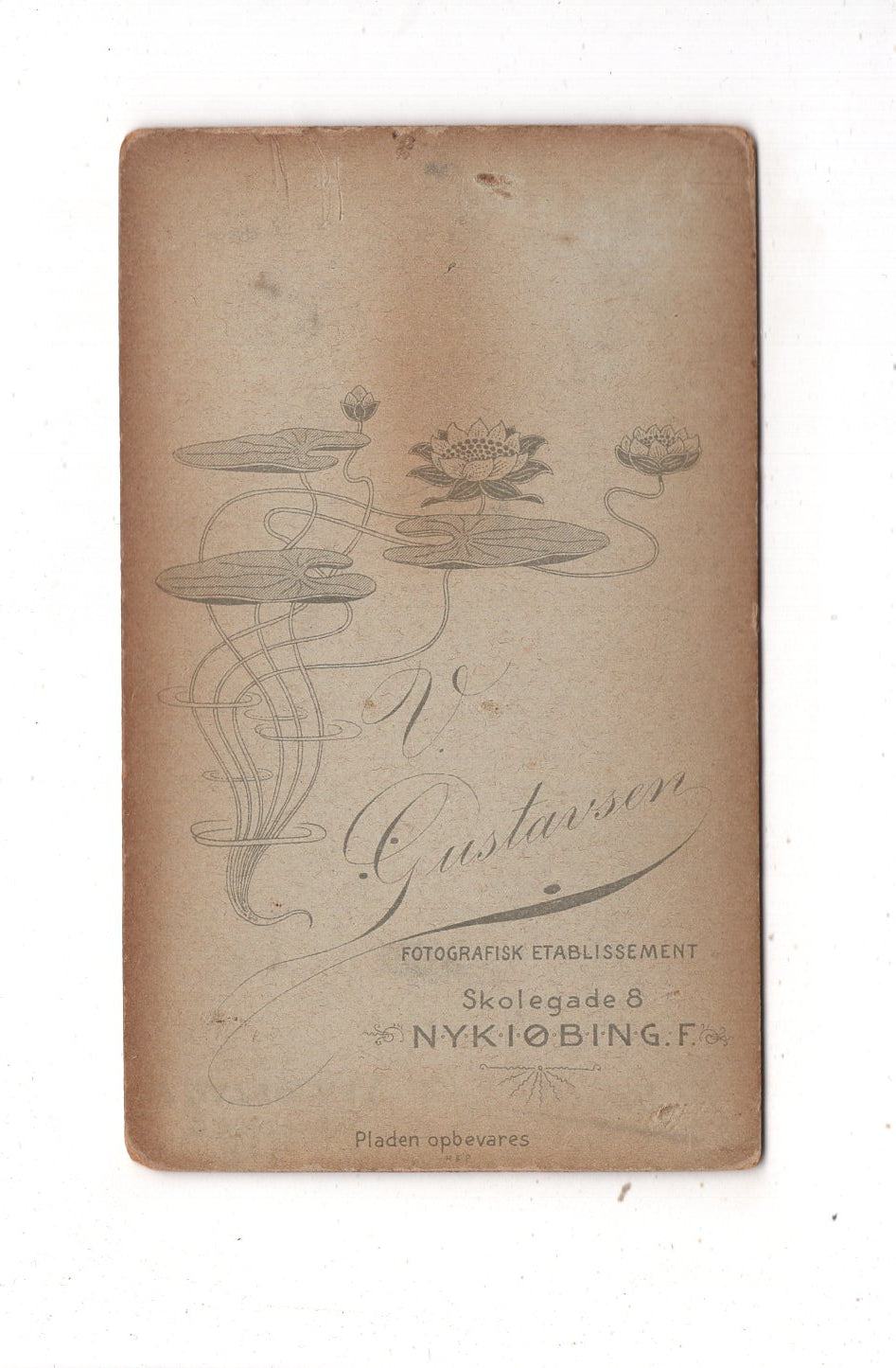 Fotografie Niedlicher kleiner Junge - Nykobing Falster 1900er / CDV M1-21