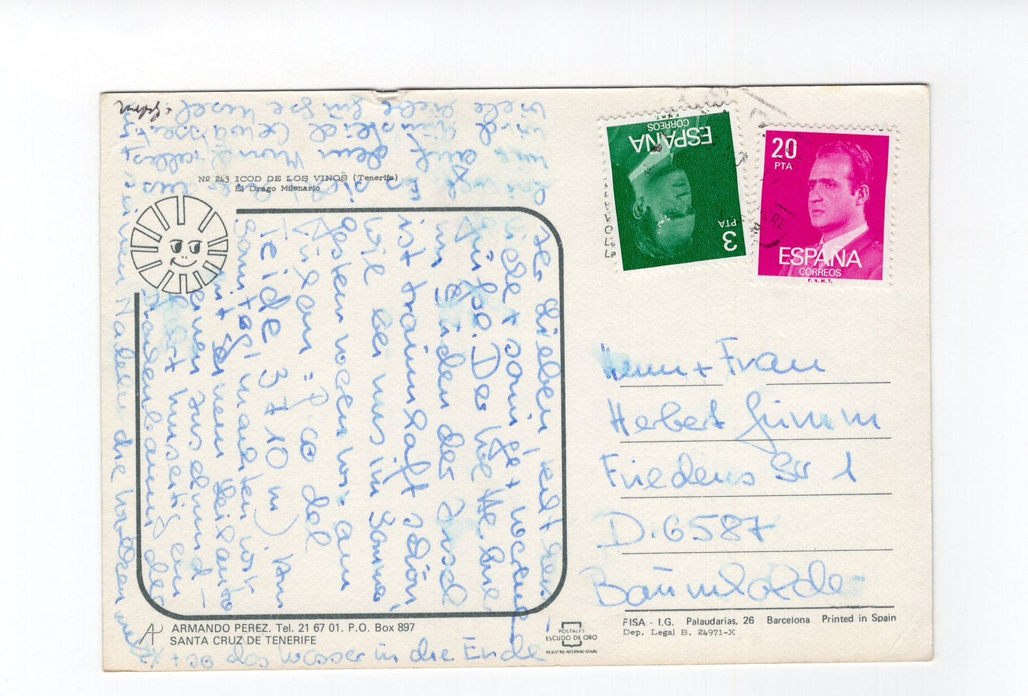 Ansichtskarte Icod de los Vinos / Teneriffa / Spanien