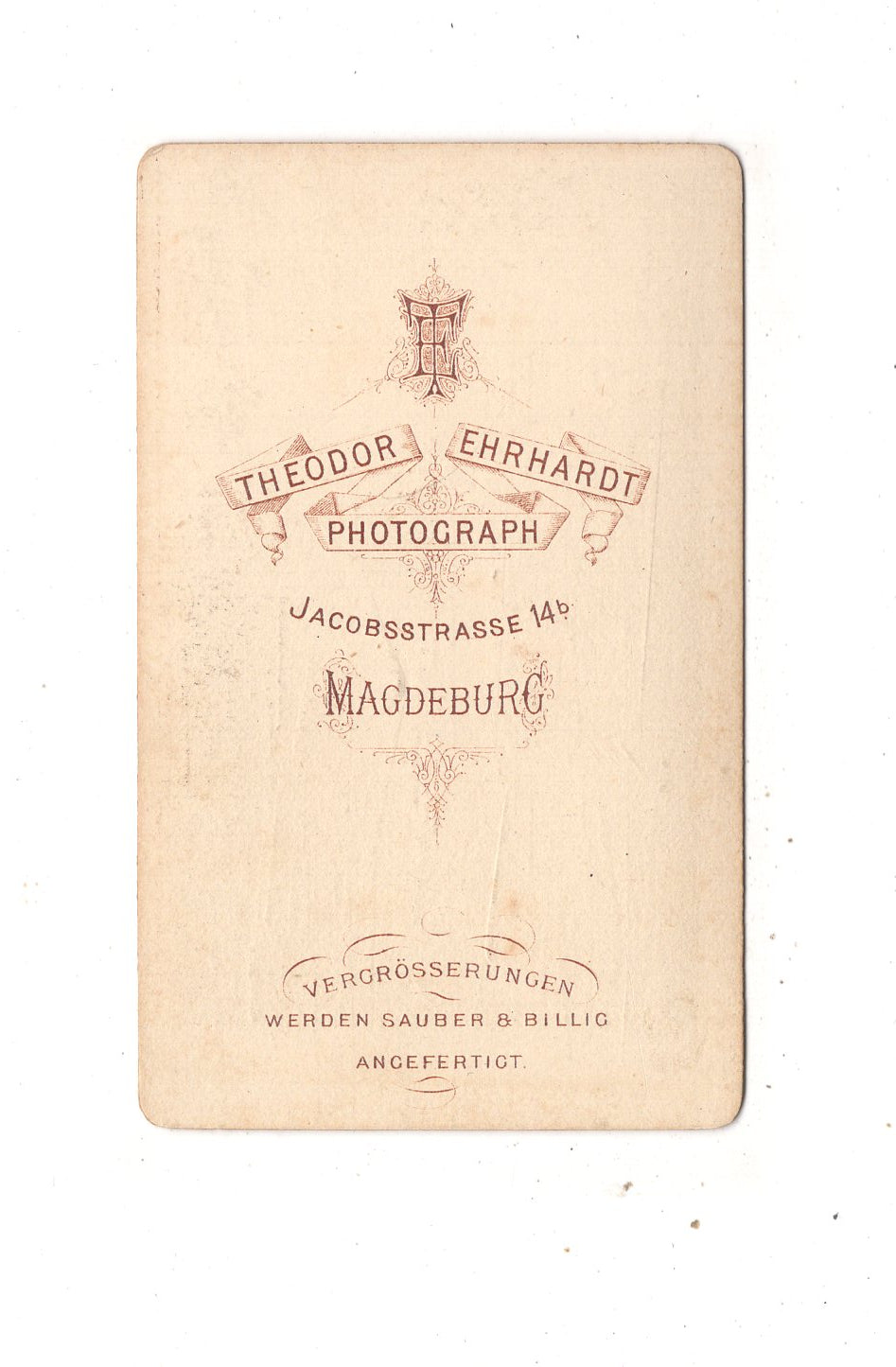 Fotografie Feine Dame - Magdeburg 1870er