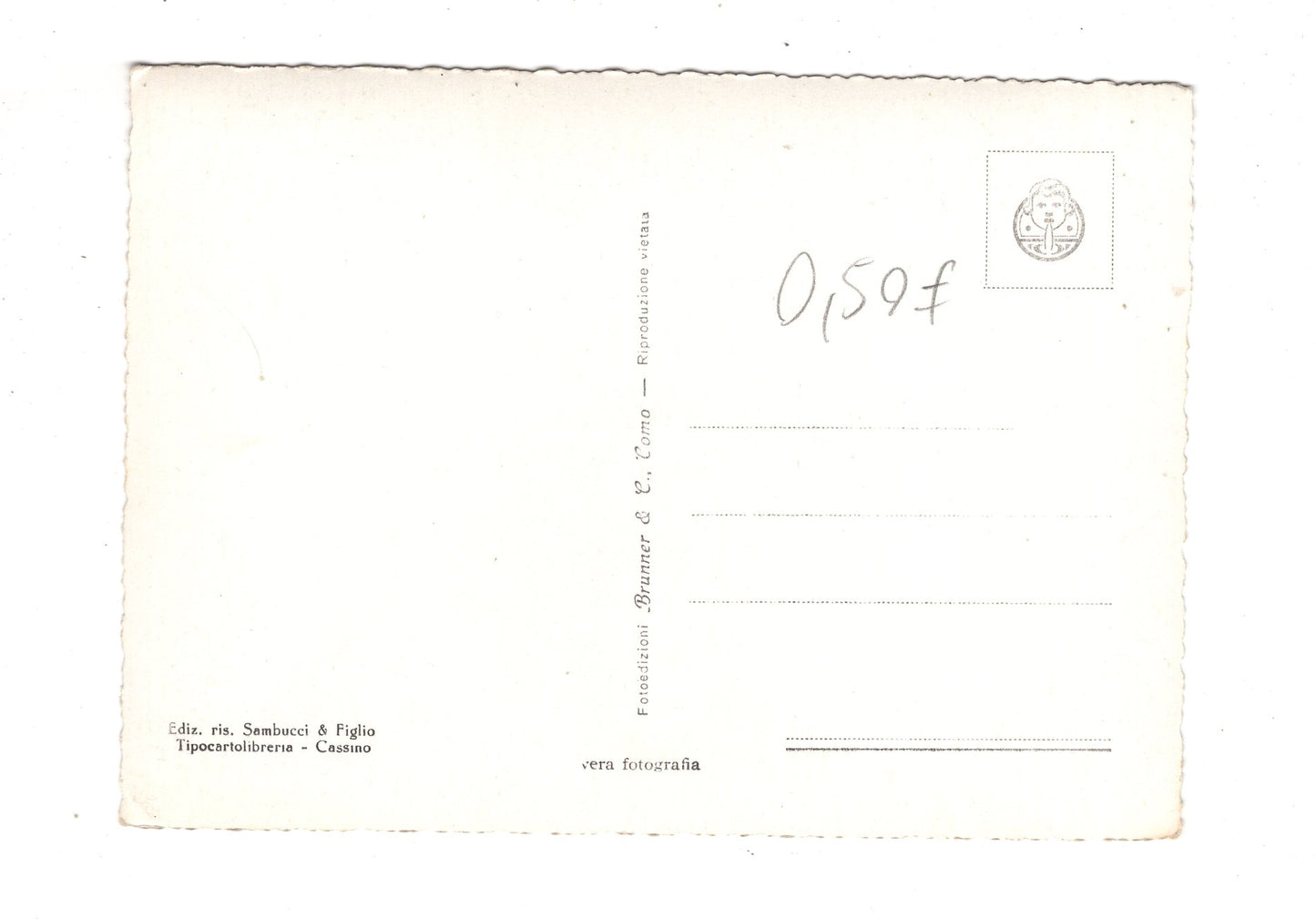 Ansichtskarte Montecassino / Lato Sud Ovest / Italien / N1-61