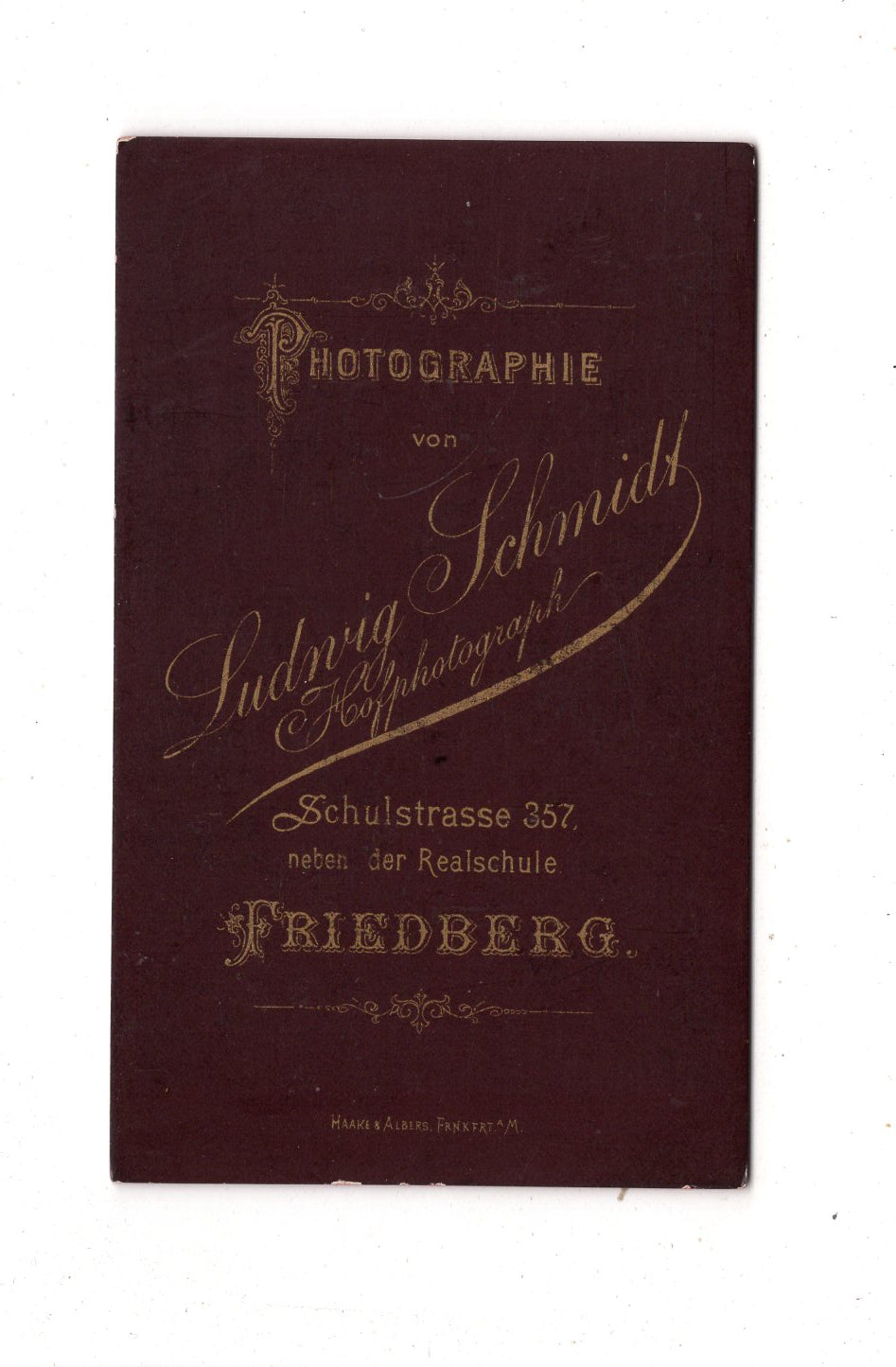 Fotografie Niedlicher kleiner Junge - Friedberg 1880er / CDV M1-21