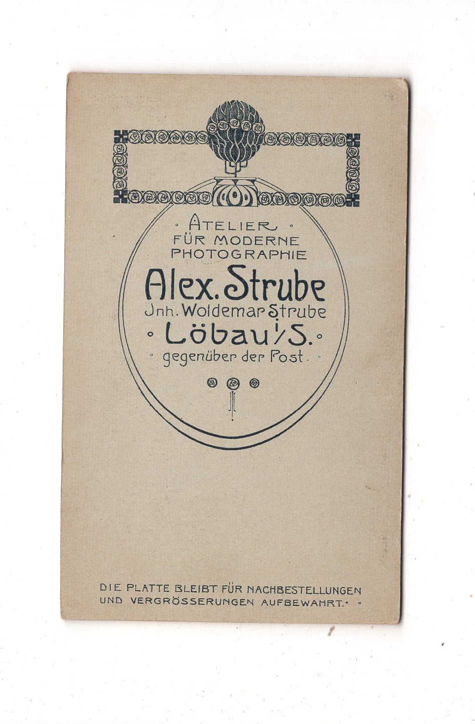 Fotografie Feiner Junge - Löbau 1900er / CDV N1-04