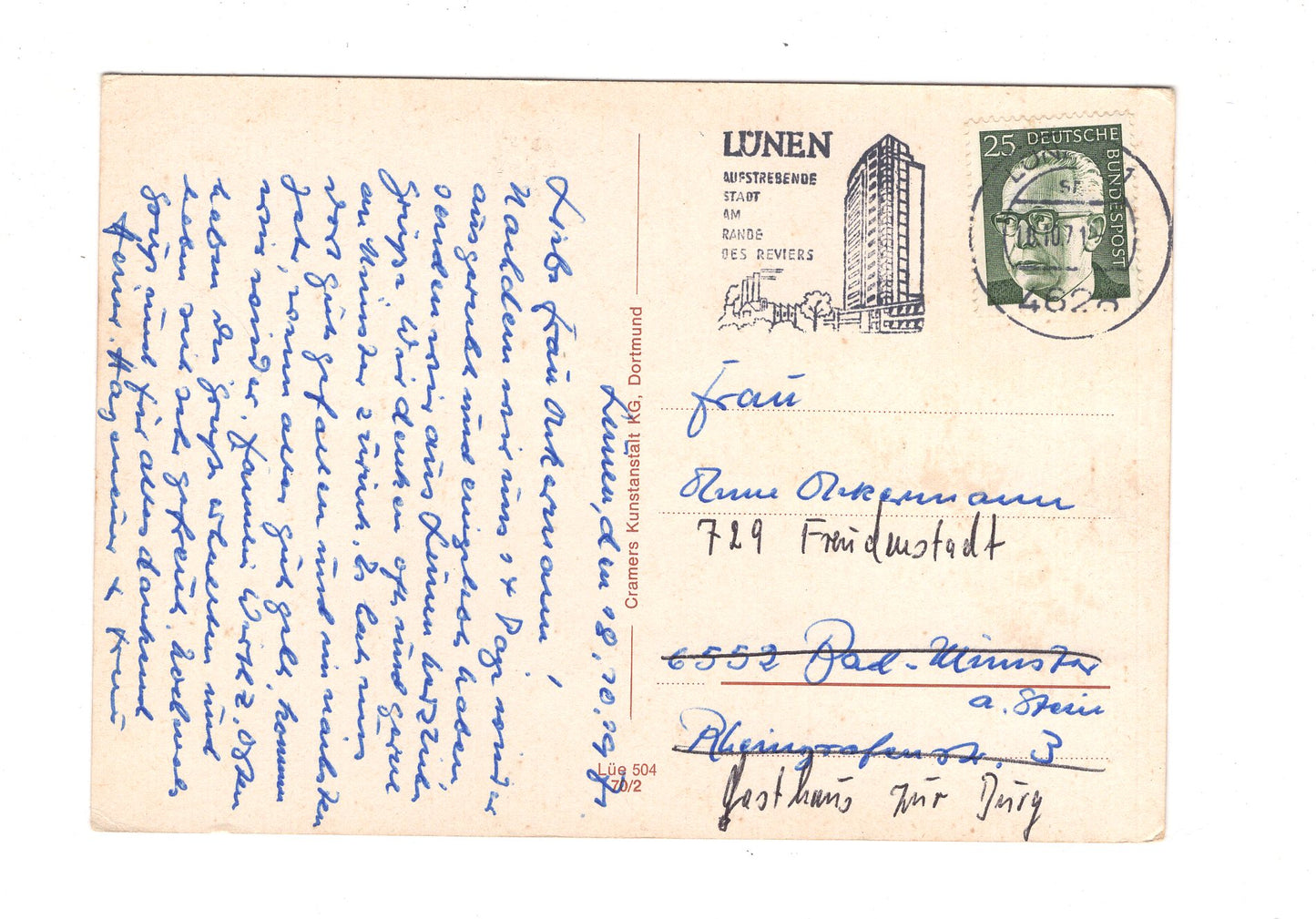 Ansichtskarte Lünen / Stadt am Rande des Reviers / H1-68