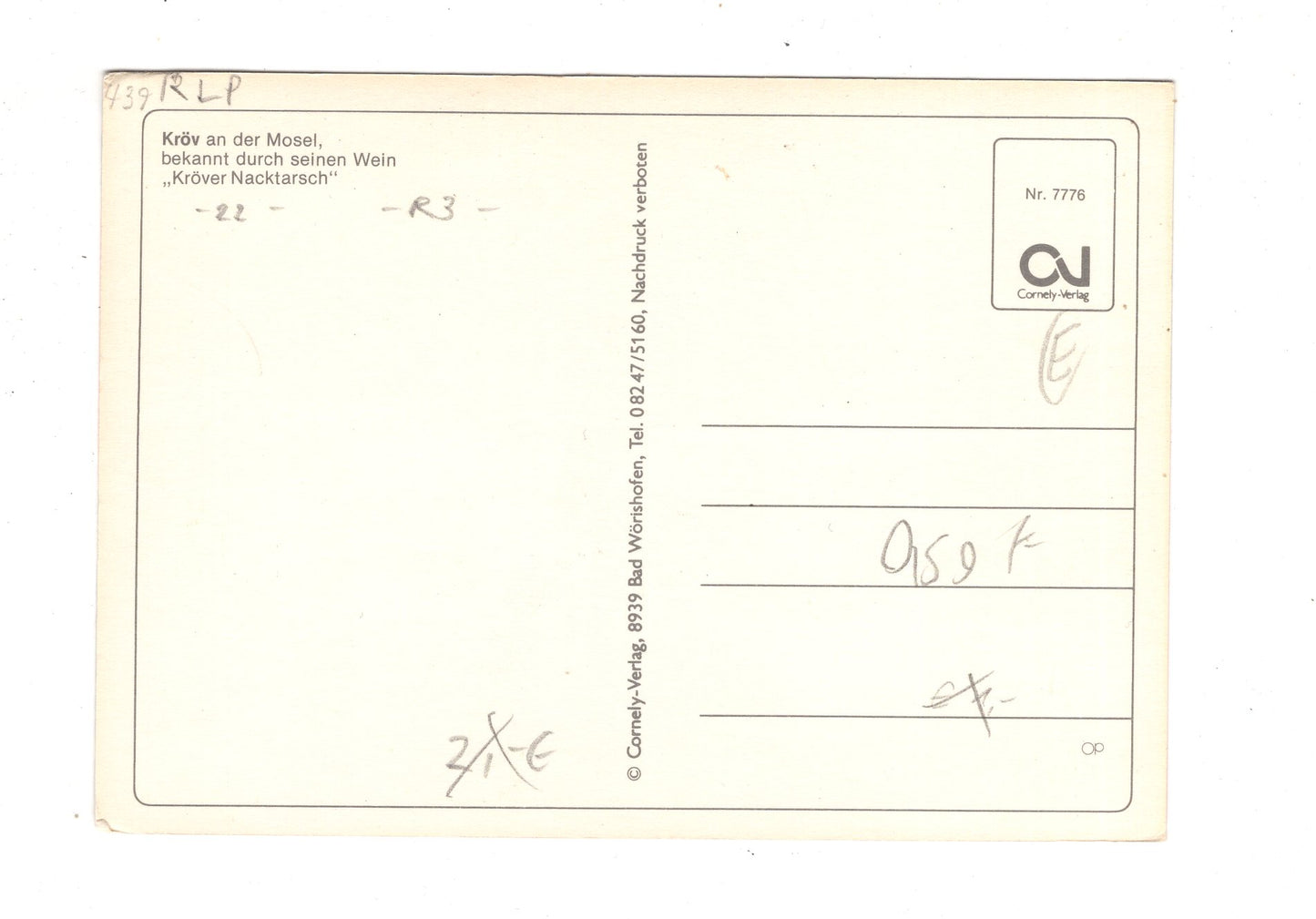 Ansichtskarte Kröv an der Mosel mit Feriendorf Mont Royal / M1-60