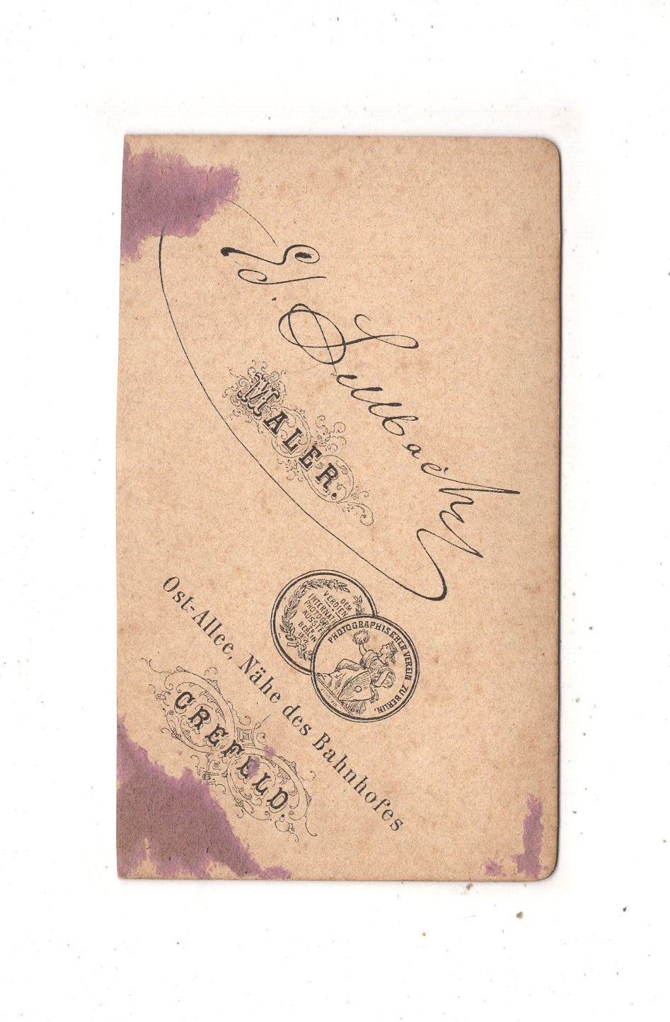 Fotografie Feines Paar - Krefeld um 1870