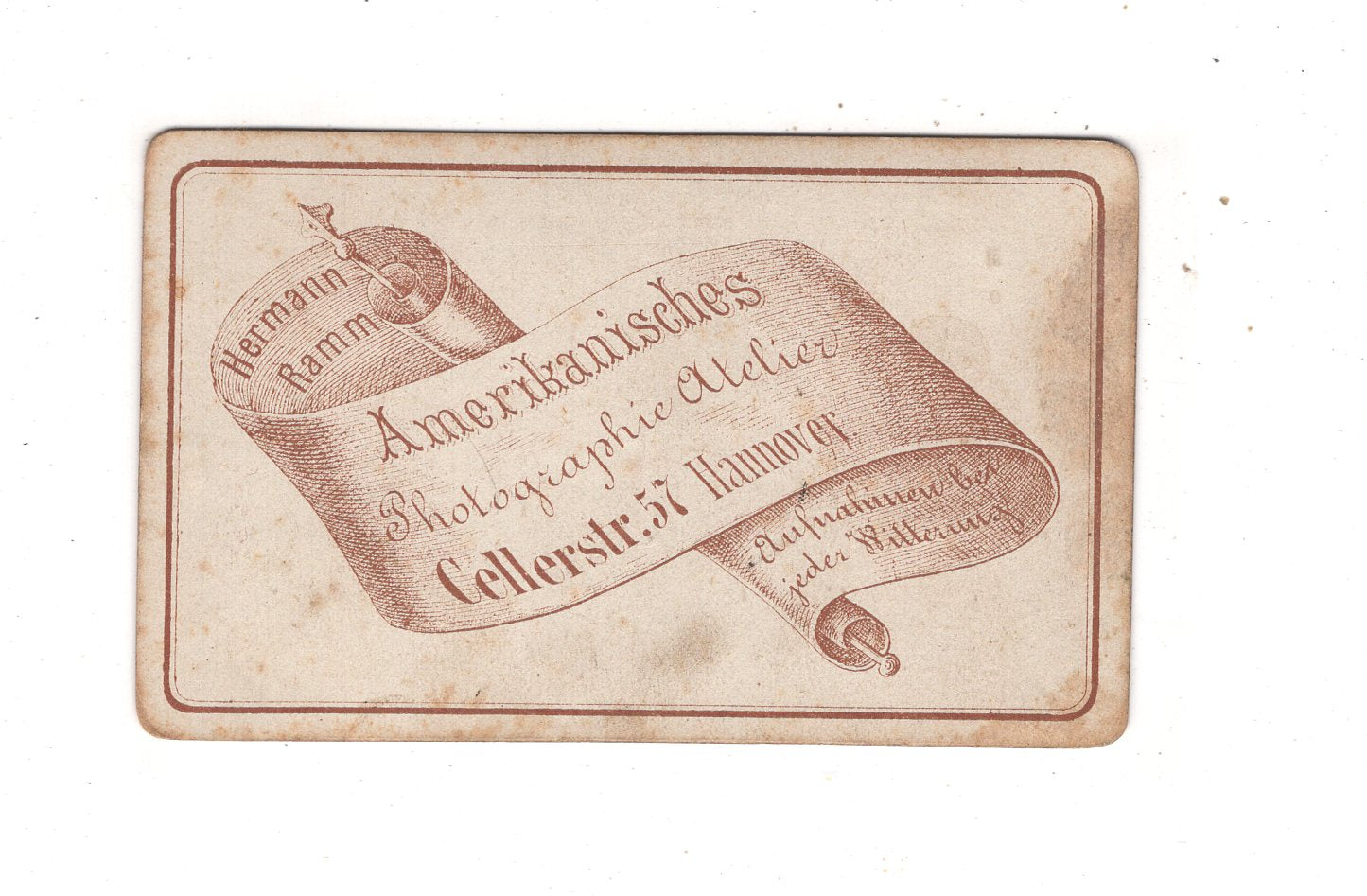 Fotografie Feine Dame - Hannover um 1870
