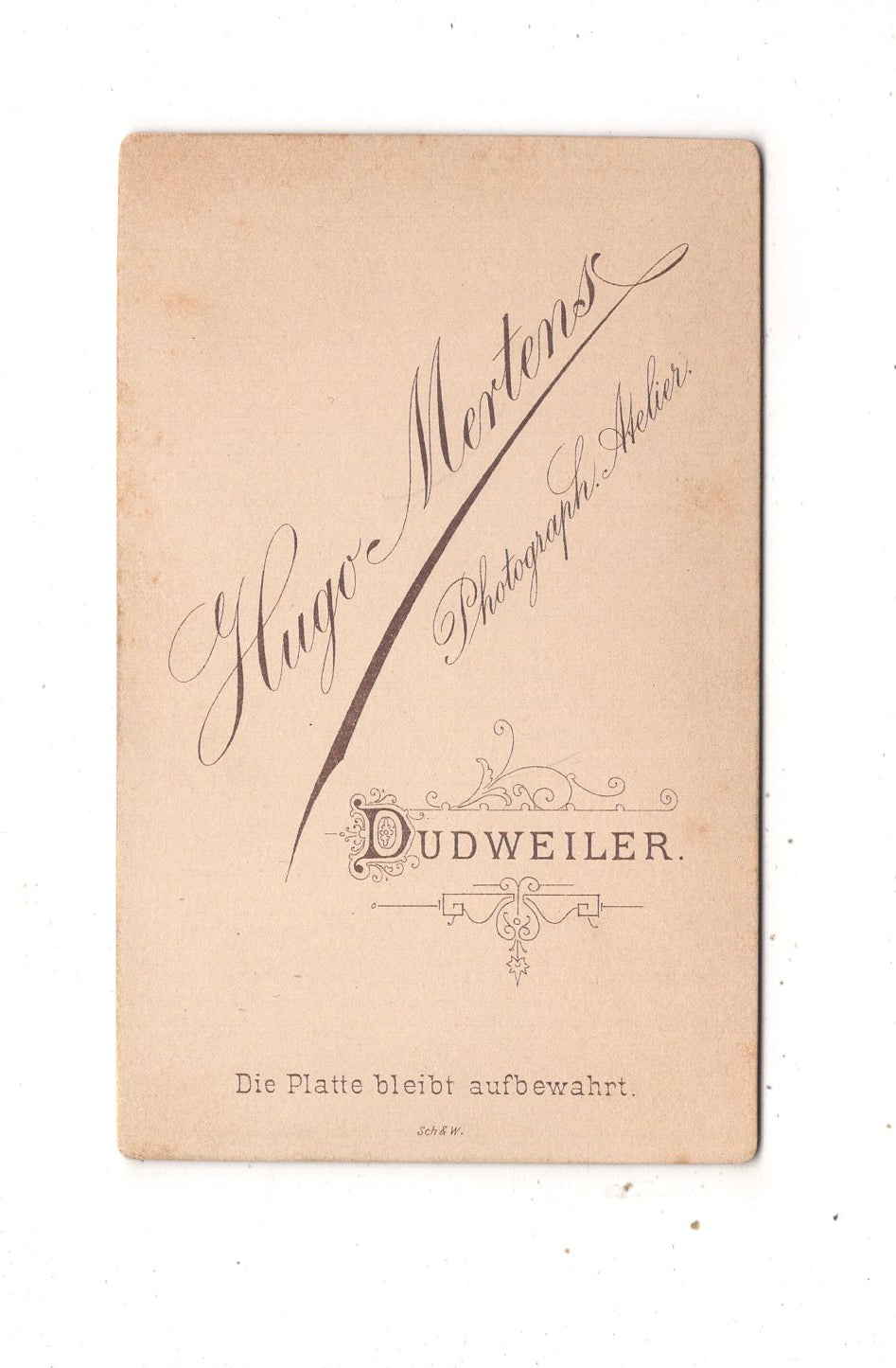 Fotografie Feine Dame mit Baby - Dudweiler1880er