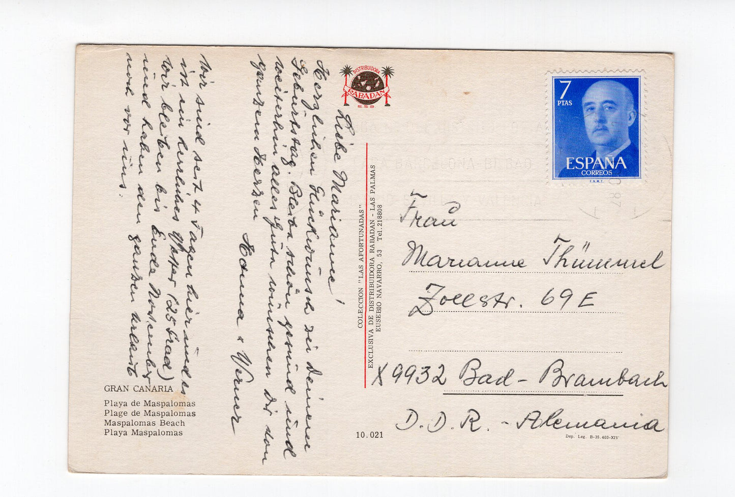 Ansichtskarte Playa de Maspalomas / Gran Canaria / Spanien