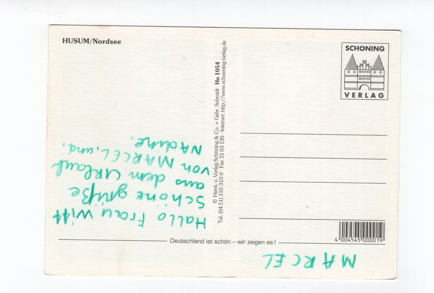 Ansichtskarte Husum - Das Tor zu den Halligen