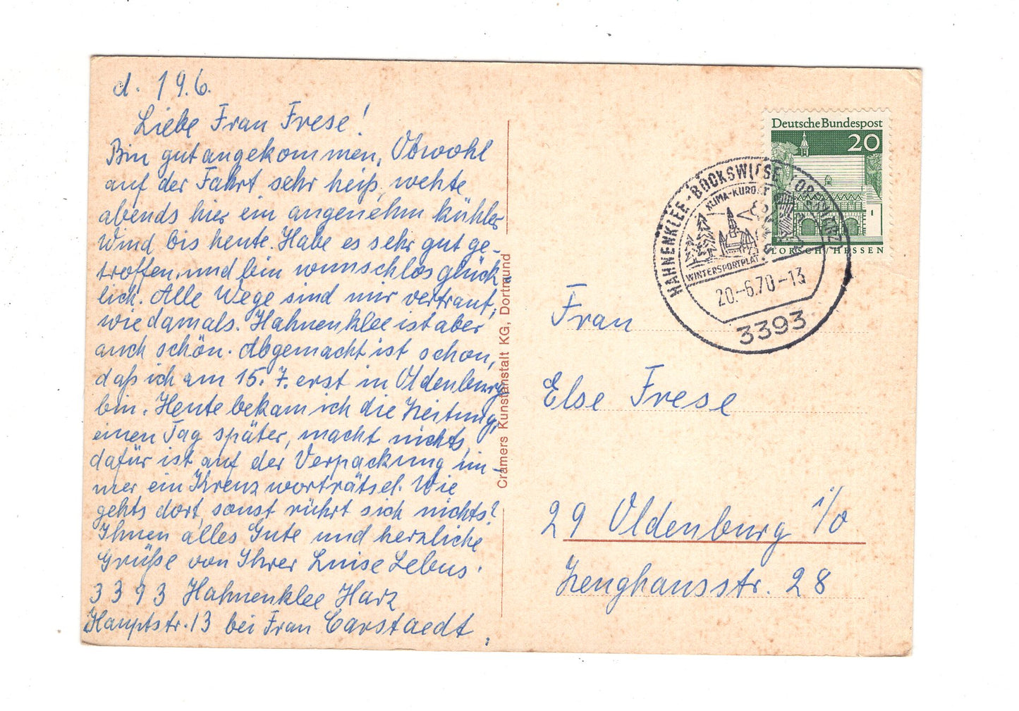 Ansichtskarte Hahnenklee-Bockswiese im Oberharz / Kurhaus +++ / J1-62