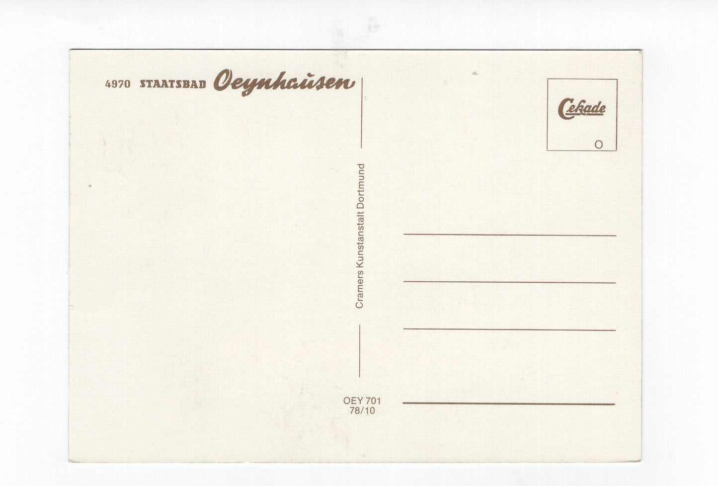 Ansichtskarte Bad Oeynhausen