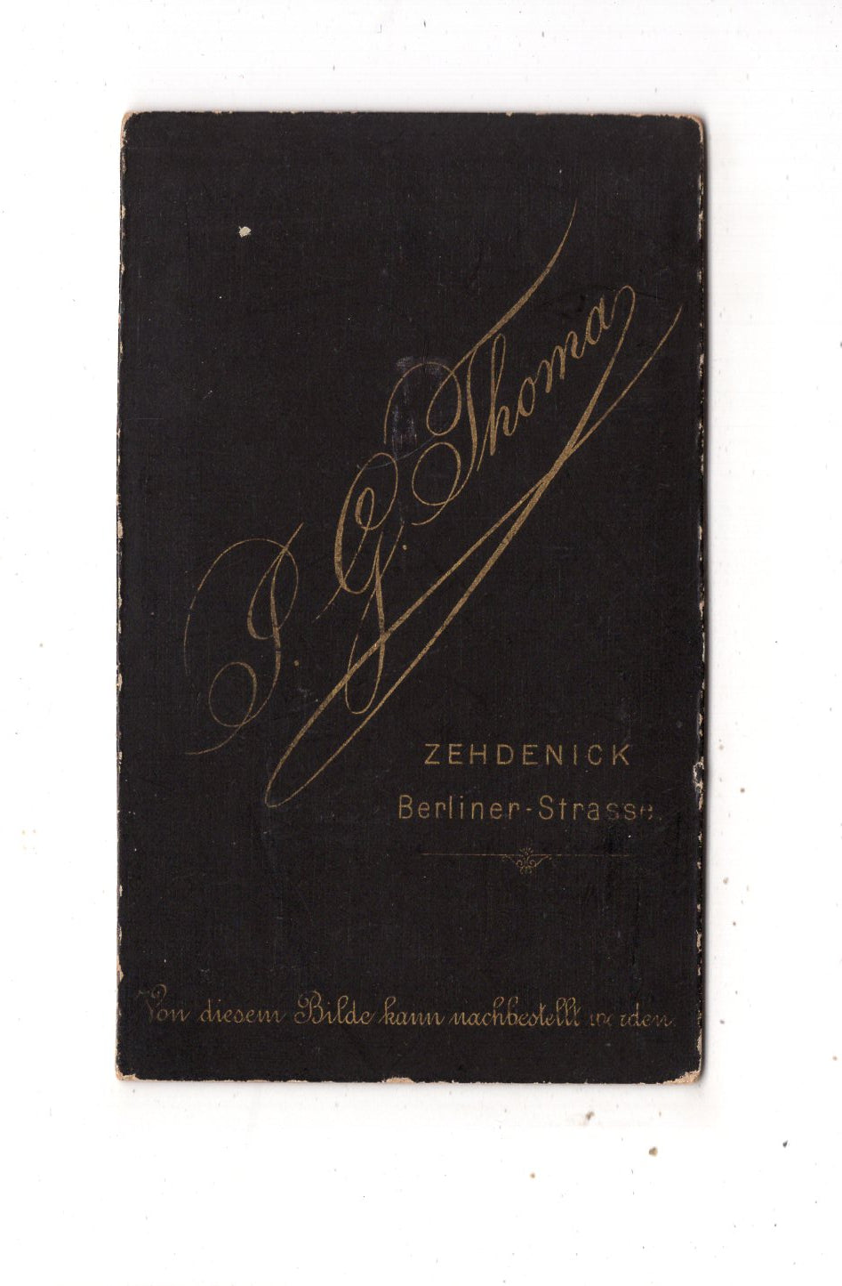 Fotografie Feine Dame - Zehdenick um 1880