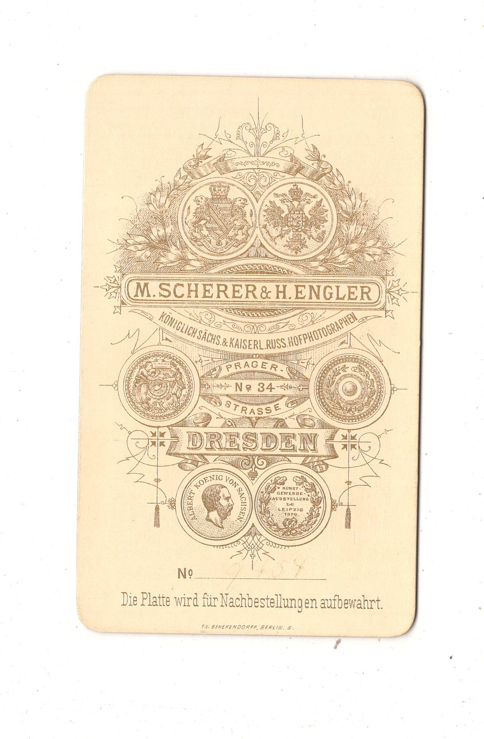 Fotografie Niedlicher kleiner Junge - Dresden 1870er / CDV M1-22
