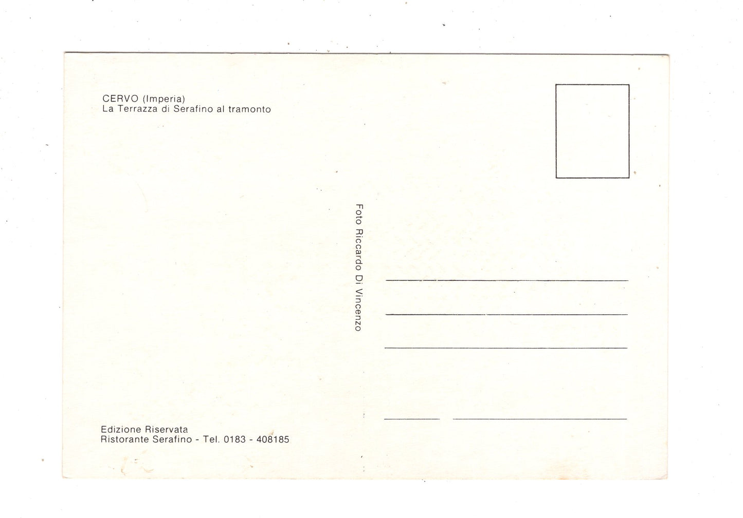 Ansichtskarte Cervo / Imperia / Italien / N1-61