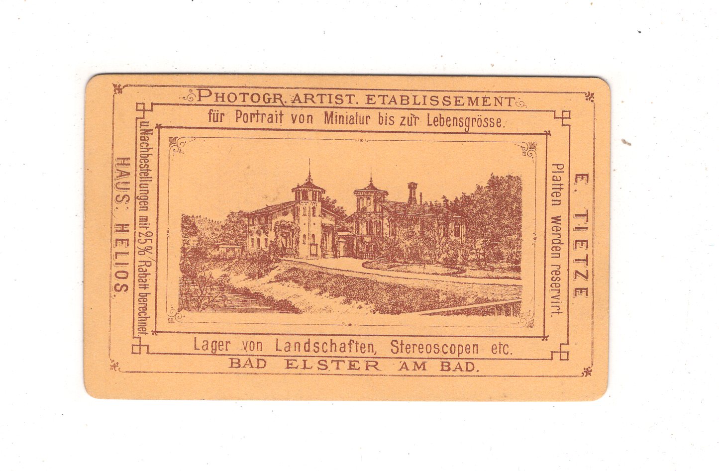 Fotografie Niedlicher kleiner Junge - Bad Elster um 1870 / CDV M1-22