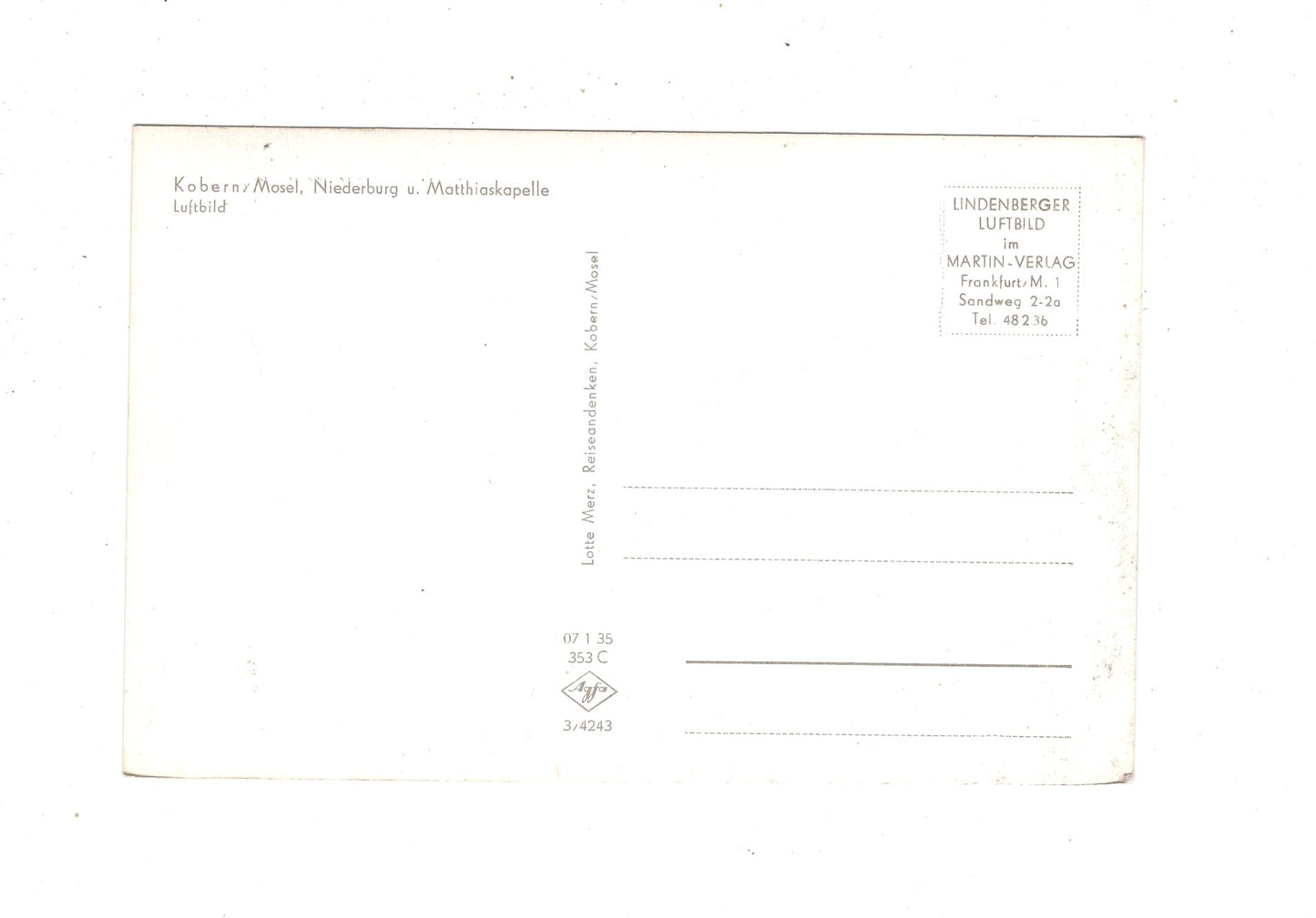 Ansichtskarte Kobern an der Mosel / Niederburg und Matthiaskapelle / M1-60