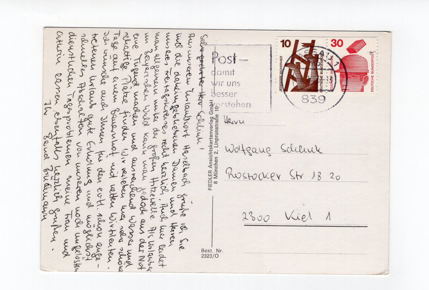 Ansichtskarte Nationalpark Bayerischer Wald