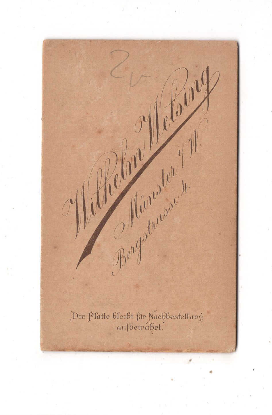 Fotografie Feine Dame - Münster in Westfalen 1880er