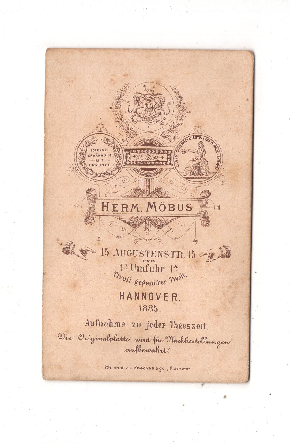 Fotografie Schönes Familienbild - Hannover 1885