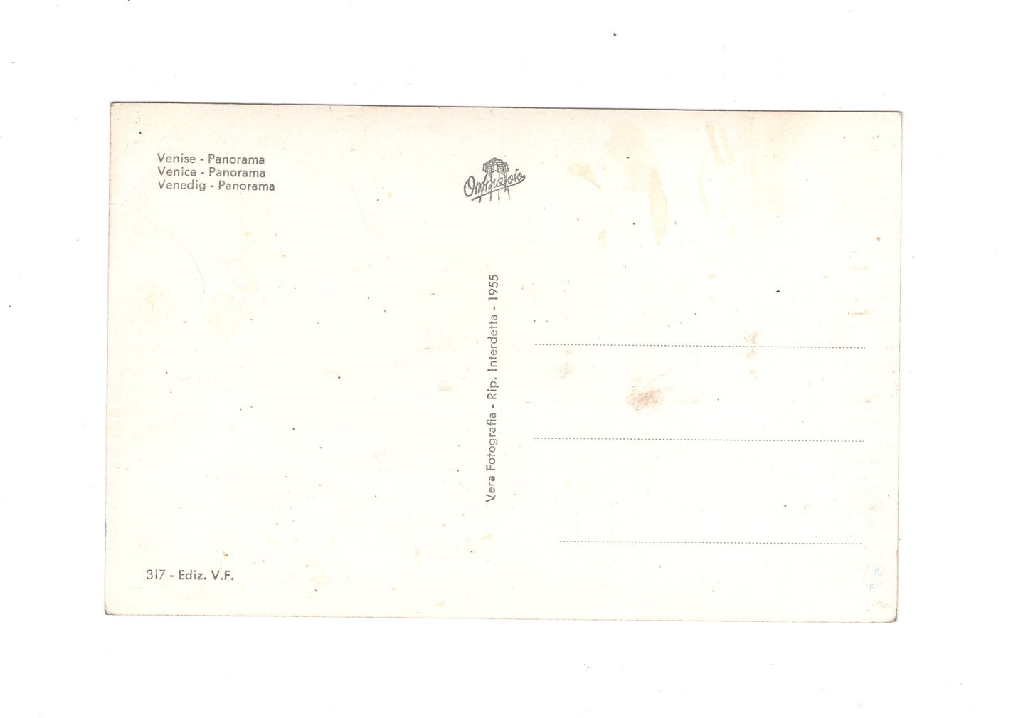 Ansichtskarte Venezia Venedig / Panorama / Italien